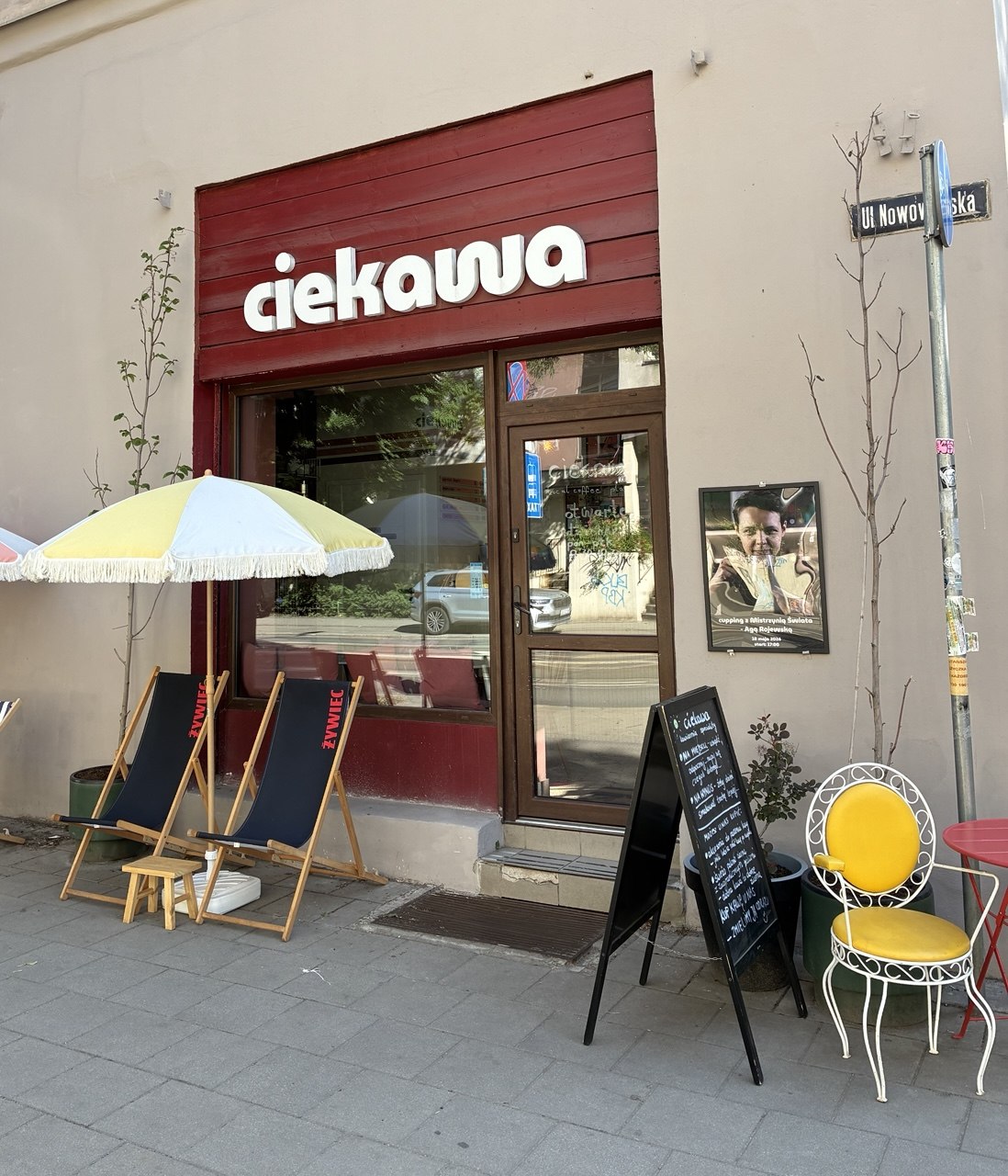 Kawiarnia specialty tło